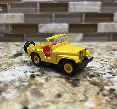 Vintage 1960’s Matchbox Lesney Superfast Series No. 72 Yellow Jeep Car England • $37.95