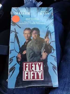 Fifty Fifty VHS 1993 VCR Video Tape Peter Weller Robert Hays Classic Movie Film • $5