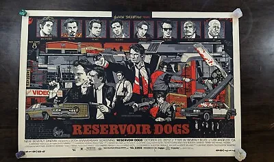 Tyler Stout Reservoir Dogs Screen Print From Mondo Out Of 700! • $450