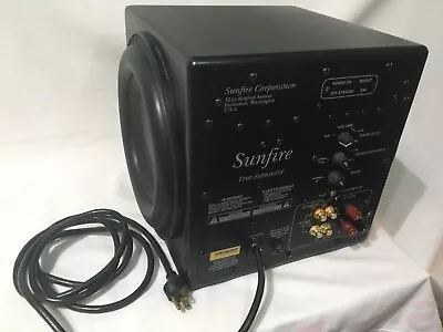 Sunfire True Subwoofer Super Compact Powered Pair Of 10  Speakers Tested Ex Cond • $650