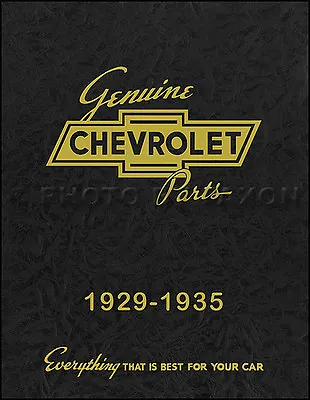 $49 • Buy Chevrolet Master Parts Book 1933 1934 1935 Chevy Illustrations And Numbers