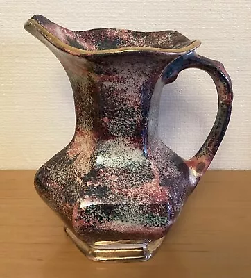 £9.95 • Buy Vintage Govancroft Spongeware Hexagonal Lustre Jug/pitcher