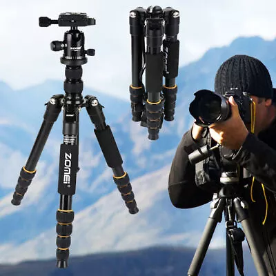 £32.99 • Buy  ZOMEI Q666 Camera Tripod Monopod With Ball Head Travel Stand For DSLR Pro