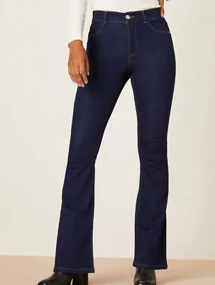 Dorothy Perkins DP Womens Denim Jeans Trouser Pants Size 6L Euro 34 Long Strechy • £9.95