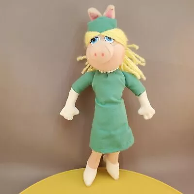 Miss Piggy Plush Beanbag Doll Muppets Hospital Scrubs 9 Inch • $12.87