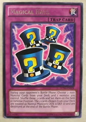 1996 Yu-Gi-Oh! TCG  MAGICAL HATS  [TRAP CARD] SILVER Title DPYG-EN028 FREE S&H!! • $3.99