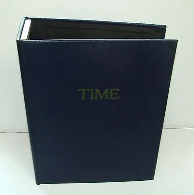 Orig Time Magazine Hard Cover File Binder With 12 Magazine Bars  • $19.99