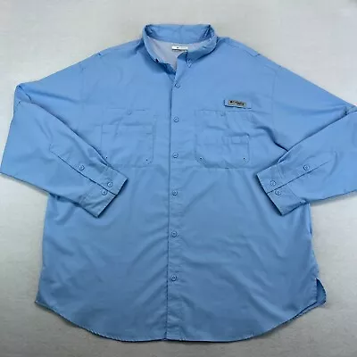 Columbia PFG Shirt 2XL XXL Men's Vented Fishing Shirt Polyester Outdoors • $22.99