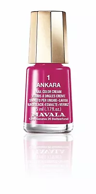 Mavala Free-of-12-harmful-ingred Mini Nail Polish Ankara (solid Dark Plum Red)  • $8