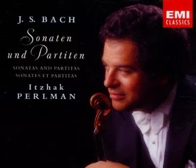 Itzhak Perlman - Bach: Solo Violin Sonatas And Partitas - Itzhak Perlman CD QFVG • £4.44