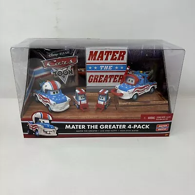 Disney Pixar Cars Toon Mater The Greater 4-Pack Lug Nutty High Dive Mater • $93