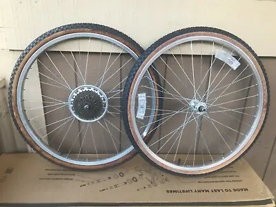 Vtg MTB 26  Sumo Rims & LHR Tires Suntour Perfect Fits Cooks Bros Mongoose GT • $135