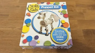 Crafty Kids Horse Puppet Kit Paul Lamond Games Brand New And Sealed • £9.99