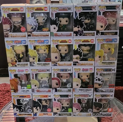 $160 • Buy Anime Funko Pop Lot Of 20 NARUTO ONE PIECE DBZ AOT MY HERO ACADEMY ETC👀