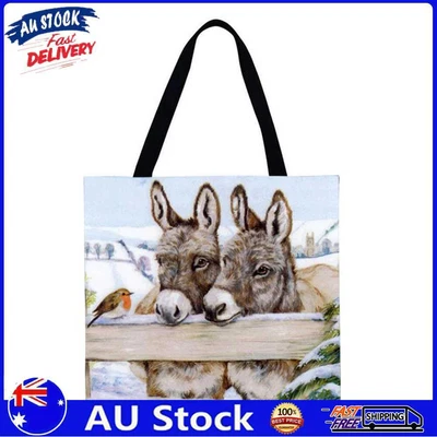 AU Donkeys Printed Shoulder Shopping Bag Casual Large Tote Handbag (40*40cm) • $9.68