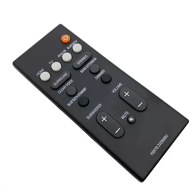 Replacement Remote Control For Yamaha YAS-106 YAS-107 YAS-207 ATS-1060 ATS-1070 • $12.97