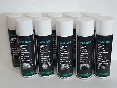 MADEIRA MSA 1000 Temporary Spray Adhesive Quick Tack Repositionable BOX Of 10 • $180