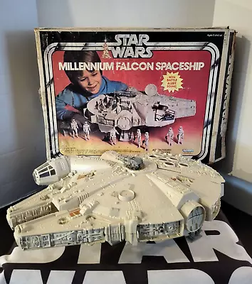 1979 Millennium Falcon STAR WARS Vintage COMPLETE 1st BOX W WORKING Electronics • $589.97