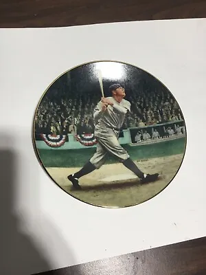 Babe Ruth “The Called Shot” Plate By Brent Berger #16876I  • $5