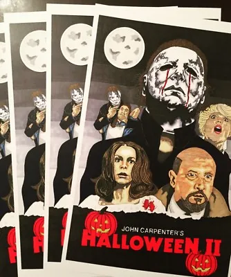 Halloween 2 Michael Myers 11x17 Sketch PosterPrints Signed By Artist Tony Keaton • $19.99