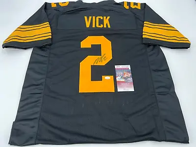 Michael Vick Pittsburgh Steelers Signed Custom Color Rush Jersey Jsa Witness Coa • $94