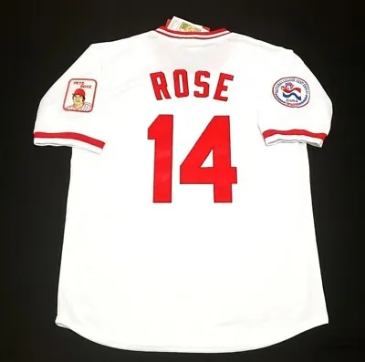 Pete Rose Jersey 1976 Cincinnati Reds Pullover Throwback NEW With Tags! SALE! • $83.97
