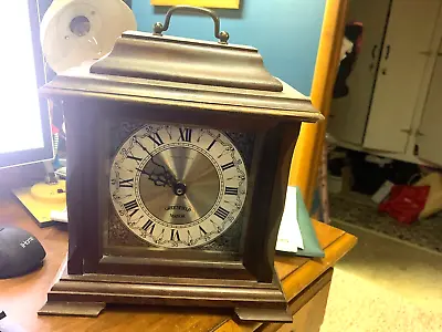 Hamilton Greenfield Manor  MANTLE CLOCK  Chimes  Works Great ! • $17