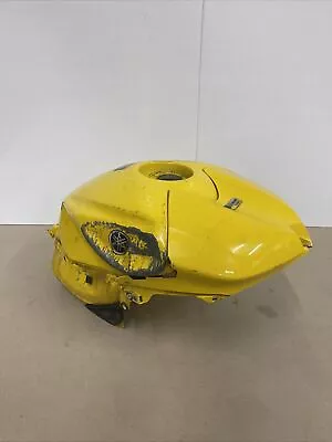 08-16 Yamaha Yzf R6 Yzfr6 Gas Fuel Tank Petrol Yellow Oem Damaged #457 • $99.95