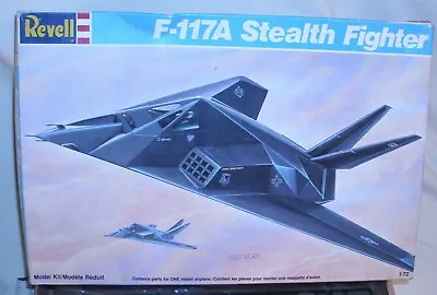 Revell F-117a Stealth Fighter Jet Airplane Model Kit 1/72th Boxed • $24.99