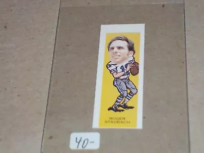 1974 Nabisco Sugar Daddy Roger Staubach Card #1 Very Nice! Rare! HOF I60 • $19