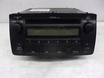 $76.81 • Buy 2004-2008 Toyota Corolla Radio Receiver CD Player ID 86120-02430 OEM