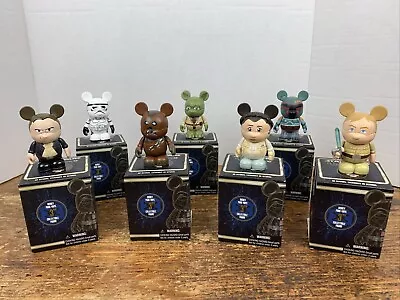 Disney Star Wars Series 1 Vinylmation Boba Fett Yoda Han Solo Skywalker Lot Of 7 • $29