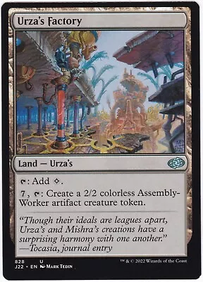 MTG Errors - Miscut - Jumpstart 2022 U Urza's Factory • $2.49