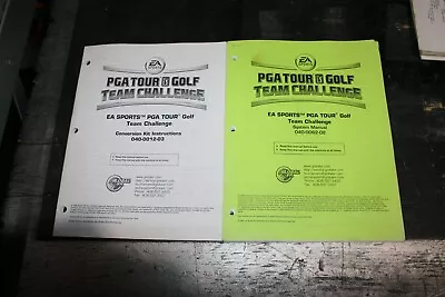 PGA Tour Golf ARCADE/PINBALL Manual (SEE PHOTOS) • $9.99