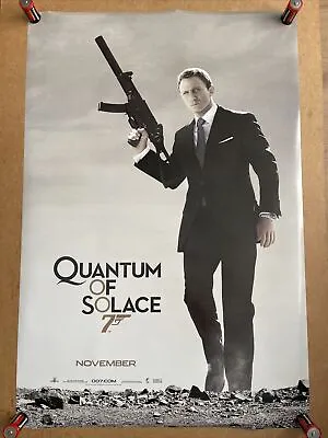 Quantum Of Solace￼ - 007 - James Bond - Original One Sheet Cinema Poster • $93.33