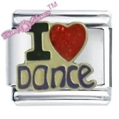 I LOVE DANCE - Daisy Charm For 9mm Italian Modular Charm Bracelets • £4.51