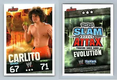 £0.99 • Buy Carlito - WWE Slam Attax Evolution 2009 Topps TCG Card