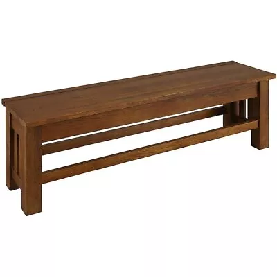 Laurelhurst 60  Storage Bench Mission Oak Finish • $680