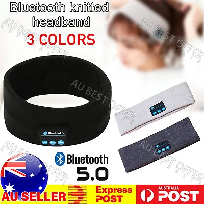 Bluetooth Headset Wireless Stereo Earphone Headphone Sports Headband AU • $9.96