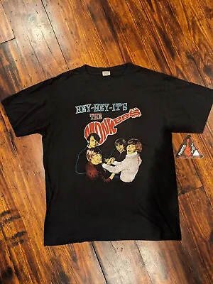 Vintage 1986 THE MONKEES Tour T-shirt Single Stitch VTG CREW TOUR PASS 1987 XL? • $29.99