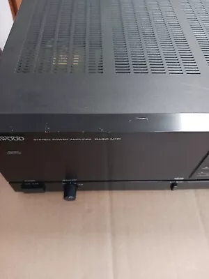 Kenwood Stereo Power Amplifier Basic M1D Tested Works Vintage 125 Watts/Channel • $149