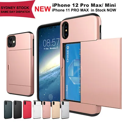 $6.69 • Buy For IPhone 11 12 13 Pro Max X XS Max XR IPhone 7 8Plus Wallet Card  Holder Case