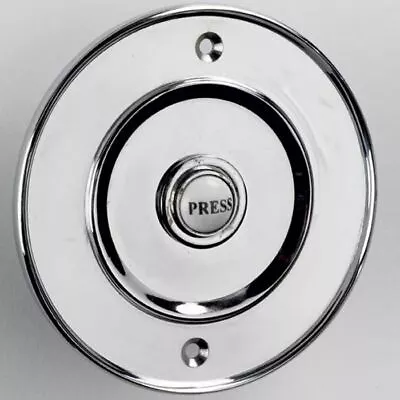 £29.99 • Buy Satin Chrome Sovereign Park Classic Bell Push
