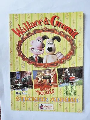 Wallace & Gromit Empty Merlin Sticker Album  1995 • £4.99