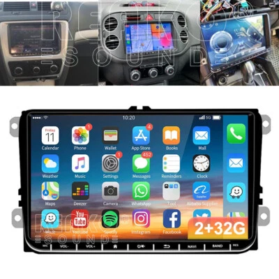 $149.99 • Buy 32GB For VW Volkswagen GOLF Passat Jetta 9  Android 12 Car Stereo Radio GPS WIFI