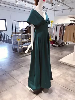 AIDAN MATTOX Elegant Dark Green Gown Dress Size 8 NWT • $189