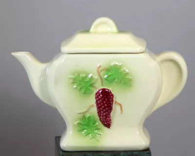 $22.99 • Buy Vintage Shawnee Pottery Style Grape Leaf Mini Tea Pot