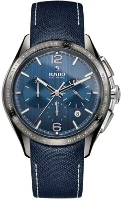 Rado HyperChrome Automatic Blue Fabric Strap Men's Watch R32120205 • $1349