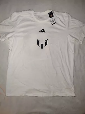 Men's Adidas Messi T-shirt Color Black Size XL New With Tags • $6