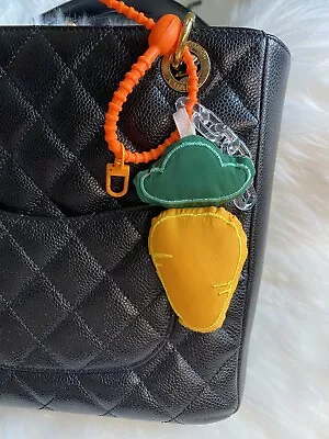 Carrot Plush Bag Charm Keychain Car Key Fob Plush Gift Cute New Handmade • $14.99